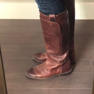 Frye Paige Tall Riding boots in Redwood